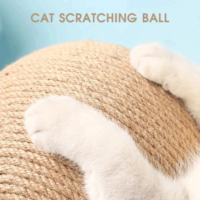 Cat Ded Scratching Ball