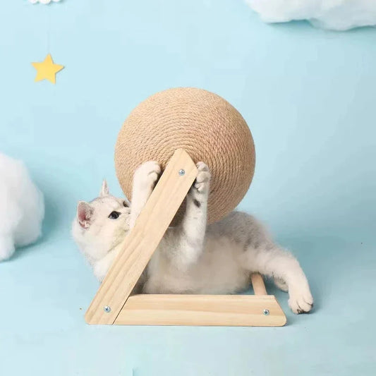 Cat Ded Scratching Ball